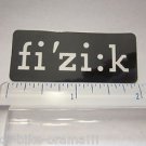 2"  FIZIK Seat Saddle MTB Tri TT Race Road Ride Bike Frame Bicycle DECAL STICKER