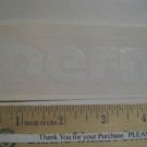 BERN White 4" Ski Snowboard Race Ride DECAL STICKER