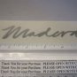 4.5" MADERA SILVER Bike BMX Frame Park Car Ride RACE MTB MOUNTAIN STICKER DECAL