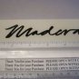4.5" MADERA BLACK Bike BMX Frame Park Car Ride RACE MTB MOUNTAIN STICKER DECAL