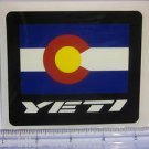4" YETI CYCLES Colorado Flag MTB BICYCLES BIKE FRAME Ride Race MTN STICKER DECAL