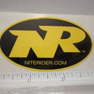 3" NITE RIDER Bike Frame Road Mountain Race Car Bicycle Lights STICKER DECAL