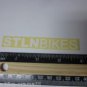 3.5" STOLEN white BMX Street Mountain Race Bicycle Car BIKE FRAME STICKER DECAL