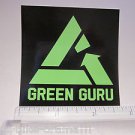 3" GREEN GURU Recycle Road MTB  Bike Frame Bicycle DECAL STICKER Free Shipping