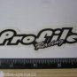 4" PROFILE RACING BLACK Street BMX Street Frame Bike Bicycle New DECAL STICKER