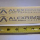 2 6" ALEX A-CLASS RIM BIKE BICYCLE FRAME STICKER DECAL