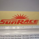 5" SunRace RED Mountain Road Tri car Frame Mountain Bike Bicycle DECAL STICKER