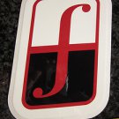 5" FORUM White/Red Ski Snowboard Race Rack Ride DECAL STICKER - FREE SHIPPING