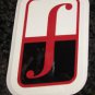 5" FORUM White/Red Ski Snowboard Race Rack Ride DECAL STICKER - FREE SHIPPING
