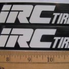 2 IRC TIRE Bicycle Mountain BIKE FRAME  STICKER DECAL