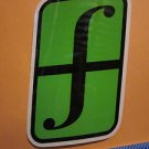 5" FORUM Black/Green Ski Snowboard Race Rack Ride DECAL STICKER - FREE SHIPPING