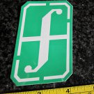 3" FORUM White/Green Ski Snowboard Race Rack Ride DECAL STICKER - FREE SHIPPING