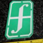 3" FORUM White/Green Ski Snowboard Race Rack Ride DECAL STICKER - FREE SHIPPING