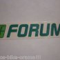 6" FORUM Green/Green Ski Snowboard Race Rack Ride DECAL STICKER - FREE SHIPPING
