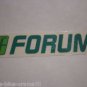 6" FORUM Green/Green Ski Snowboard Race Rack Ride DECAL STICKER - FREE SHIPPING