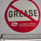 GATES CARBON NO GREASE Belt Drive Road Tri Mountain Bike Frame Sticker Decal