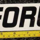 9" FORUM Green/Black Ski Snowboard Race Rack Ride DECAL STICKER - FREE SHIPPING