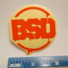 2" BSD BMX Street Red/CLEAR Ride  Bicycle Bike Mountain Road Tri STICKER DECAL