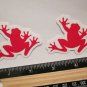 TWO 2.25" SRAM FROG Road Tri Race Mountain Bike Ride Frame Bicycle DECAL STICKER
