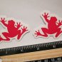 TWO 2.25" SRAM FROG Road Tri Race Mountain Bike Ride Frame Bicycle DECAL STICKER