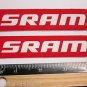 TWO 4.25" SRAM RED Road  MTB Race Tri TRAIL Ride Frame Bicycle DECAL STICKER
