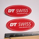 TWO 3.4" DT SWISS Rim Hub (Dirt MX RIDE BMX DH MX MTB Frame Bike) DECAL STICKER