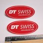 TWO 3.4" DT SWISS Rim Hub (Dirt MX RIDE BMX DH MX MTB Frame Bike) DECAL STICKER