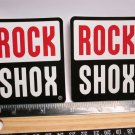TWO 3" ROCK SHOX Ride MX MTB Tri RIDE DH Mountain Road Frame Bike DECAL STICKER