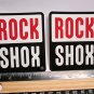 TWO 3" ROCK SHOX Ride MX MTB Tri RIDE DH Mountain Road Frame Bike DECAL STICKER
