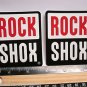 TWO 3" ROCK SHOX Ride MX MTB Tri RIDE DH Mountain Road Frame Bike DECAL STICKER