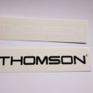 TWO - 4" THOMSON Road MTB Tri RIDE DH Mountain Road Frame Bike DECAL STICKER