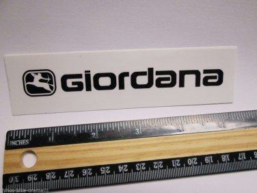 5" GIORDANA Black/White Road Tri MTB Mountain Bike Frame Bicycle DECAL STICKER
