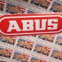 one - 6" ABUS Lock Street Road Tri MTB Mountain Bike Frame Bicycle DECAL STICKER