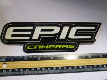 8" EPIC CAMERAS HD MX DH  Road Tri MTB Mountain Bike Frame Bicycle DECAL STICKER