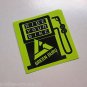 ONE 2.75" GREEN GURU RIDE YOUR BIKE MTB Mountain Frame Bicycle DECAL STICKER