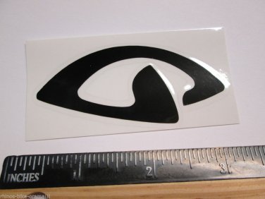 3" GIRO HELMETS Black  MTB Bicycle Road Tri Mountain Frame Bike STICKER DECAL