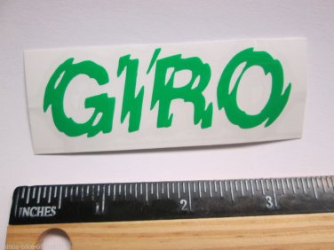 3" GIRO HELMETS GREEN MTB (Bicycle Road Tri Mountain Frame Bike) STICKER DECAL