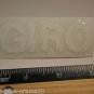 3" GIRO HELMETS WHITE MTB (Bicycle Road Tri Mountain Frame Bike) STICKER DECAL