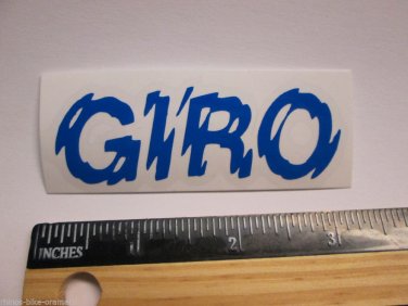 3" GIRO HELMETS blue MTB (Bicycle Road Tri Mountain Frame Bike) STICKER DECAL
