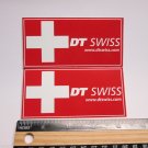 TWO 3.5" DT SWISS Rim Hub (Dirt MX RIDE BMX DH MX MTB Frame Bike) DECAL STICKER
