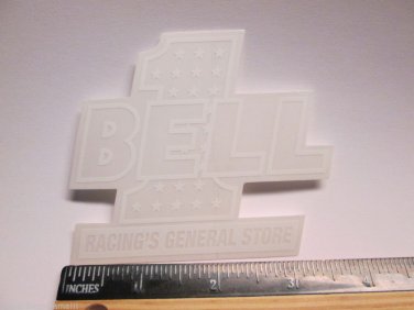 #1 BELL RACING (RIDE BMX DH MX MTB Tri Mountain Road Frame Bike) DECAL STICKER