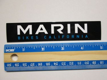 5" MARIN BIKES Road MX MTB Fat Tire Ride Mountain Frame Bicycle DECAL STICKER