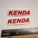 TWO 1.75" KENDA MTB Tri BMX STREET DIRT TRAIL Ride Frame Bicycle DECAL STICKER