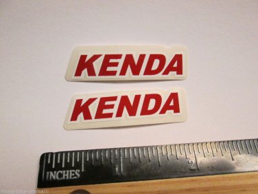 TWO 1.75" KENDA MTB Tri BMX STREET DIRT TRAIL Ride Frame Bicycle DECAL STICKER