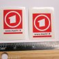 TWO 1 3/8" MACH 1 One Road MTB Race Tri TRAIL Ride Frame Bicycle DECAL STICKER