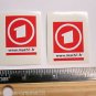 TWO 1 3/8" MACH 1 One Road MTB Race Tri TRAIL Ride Frame Bicycle DECAL STICKER