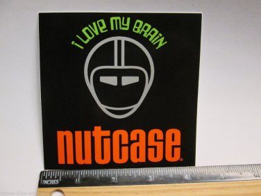 4.25" NUTCASE Love Brain   MTB Road Tri TRAIL Ride Frame Bicycle DECAL STICKER