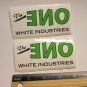 TWO The One White Industries MTB Road Tri TRAIL Ride Frame Bicycle DECAL STICKER