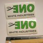 TWO The One White Industries MTB Road Tri TRAIL Ride Frame Bicycle DECAL STICKER
