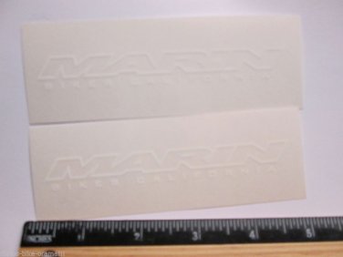 TWO 4.5" MARIN CALIFORNIA Trail Dirt MX RIDE BMX DH MTB Frame Bike DECAL STICKER